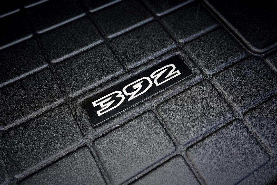 "392" Weathertech Floor Mat Logo (Etched Metal) - Universal