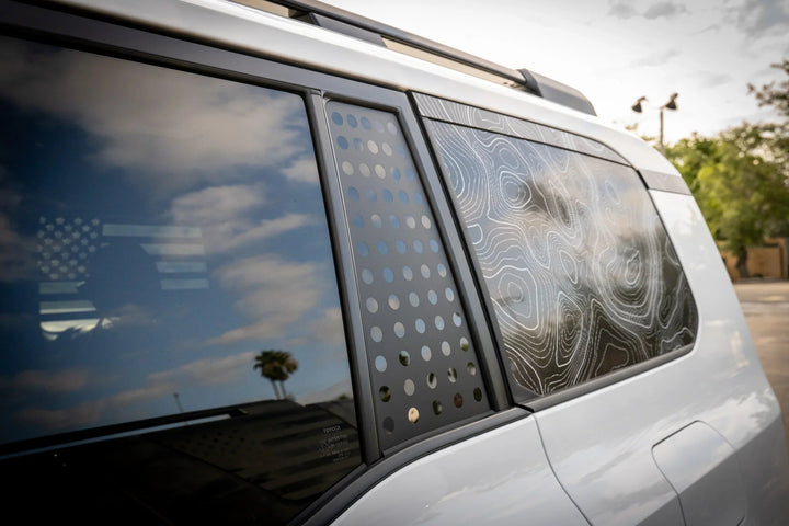 Vent Window Overlay with Holes - 2024+ Land Cruiser / GX 550