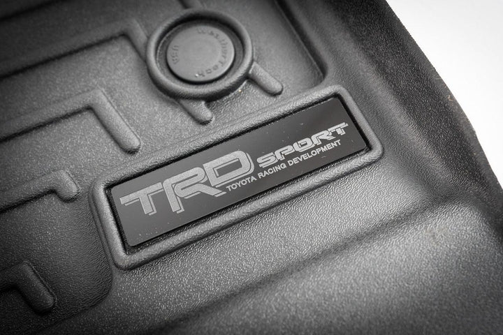 "TRD Sport" Weathertech Floor Mat Logo (Etched Acrylic) - Universal