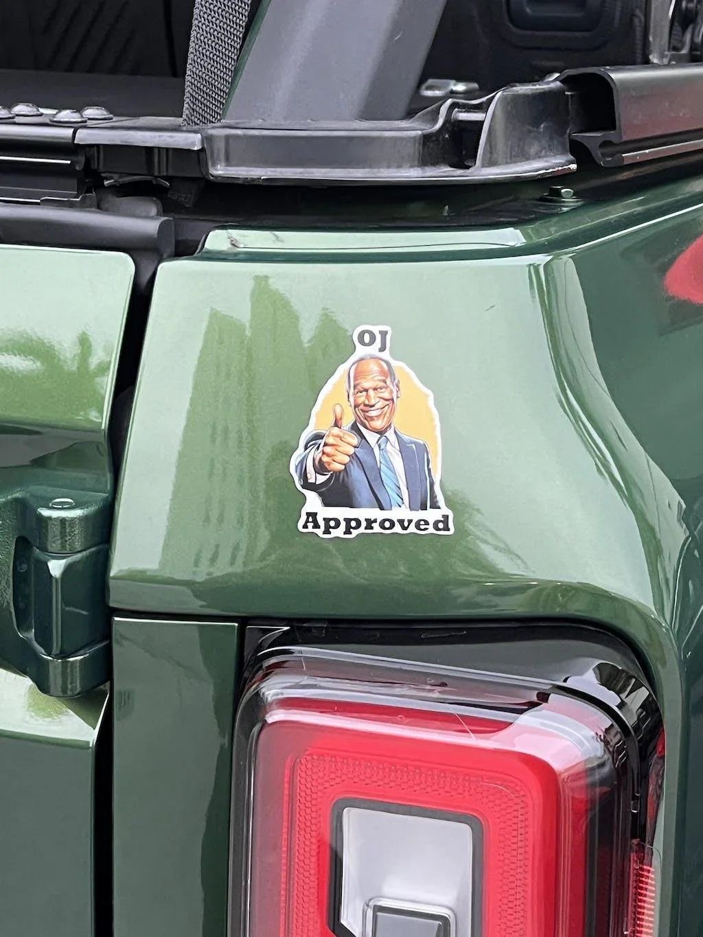 OJ Approved Sticker - 2021+ Bronco