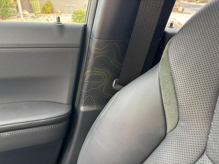 Topographic Seatbelt Panel Protection - 2024+ Land Cruiser / GX550