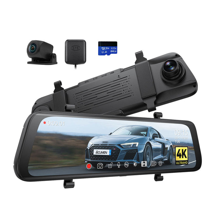 XR10 Pro with 4K Front and 2K Rear Cameras, 10"IPS Touchscreen