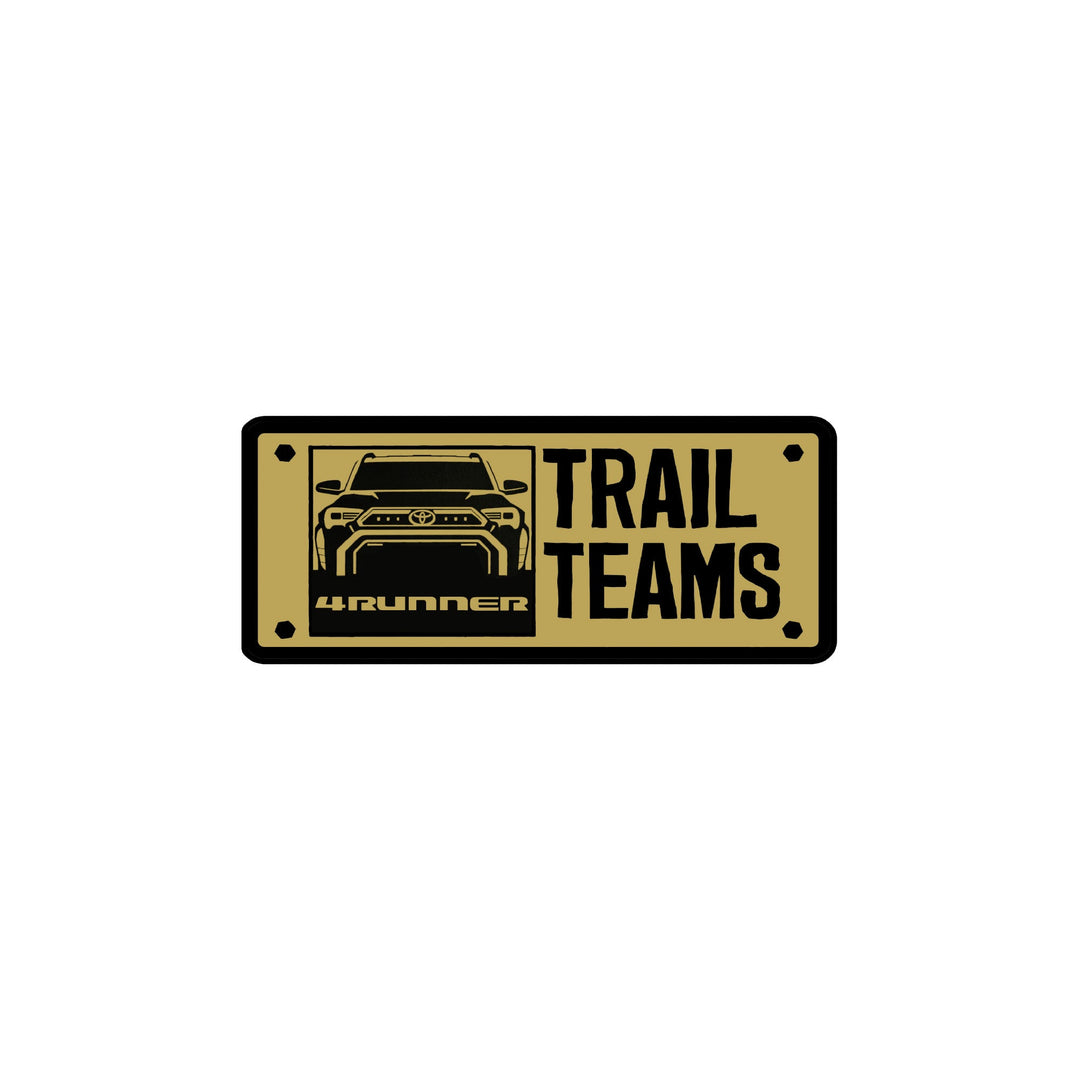 Trail Teams Liftgate Emblem - 2024+ Land Cruiser / 2025+ 4Runner
