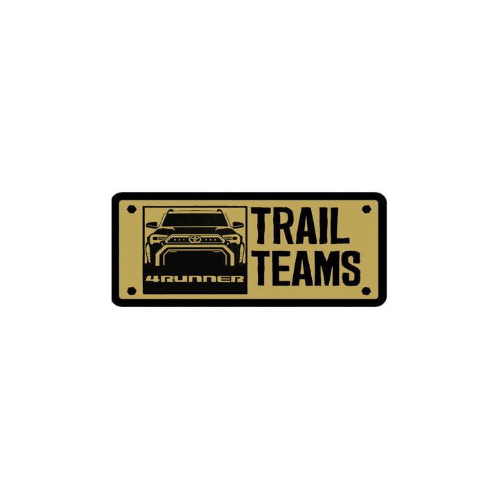 Trail Teams Liftgate Emblem - 2024+ Land Cruiser / 2025+ 4Runner