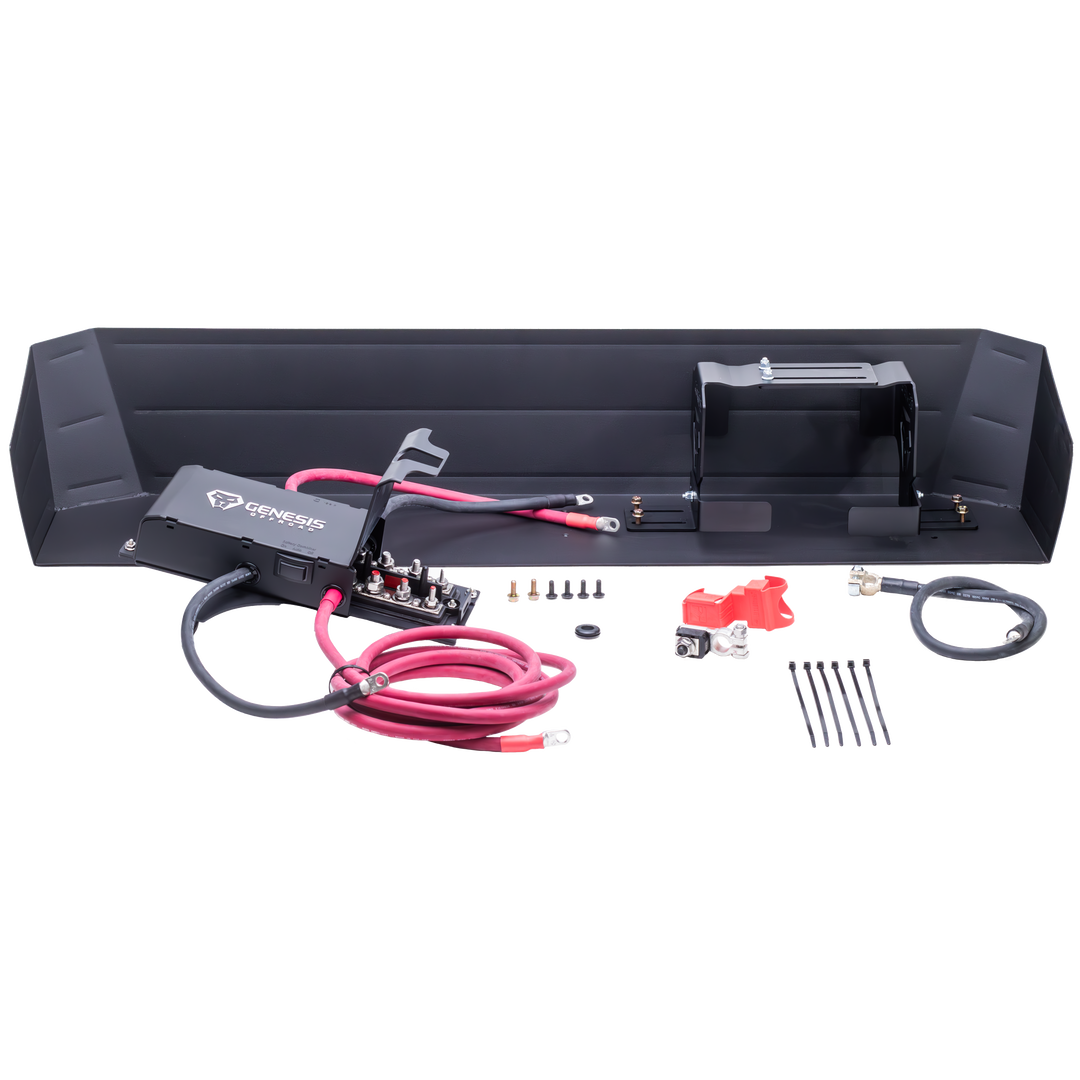 2021+ Diesel Gladiator Dual Battery System - Under Hood