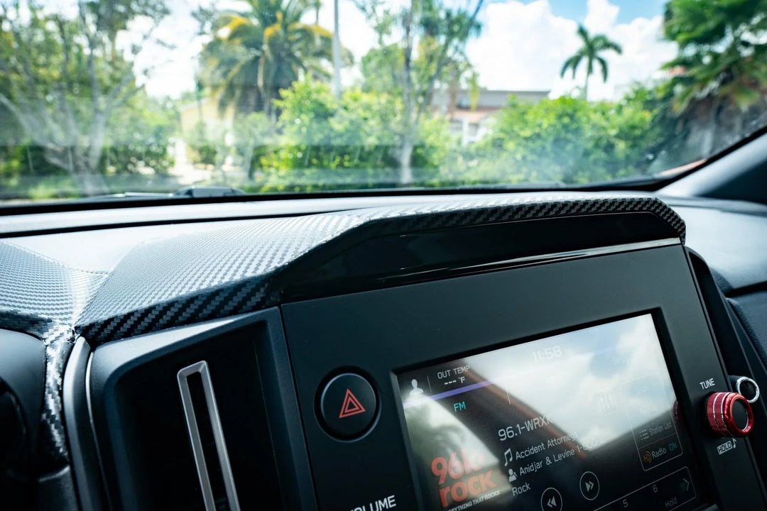 3D Carbon Center Hood Overlay Kit - 2022+ Subaru WRX