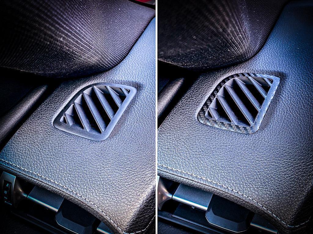 3D Carbon Defroster Trim Overlays - 2020+ Supra