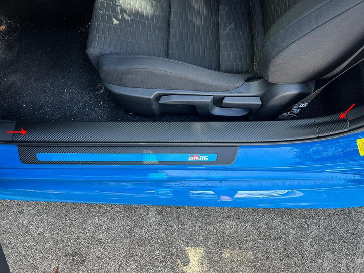 3D Carbon Door Sill Overlay Part 2 (Upper) - 2022 BRZ / GR86