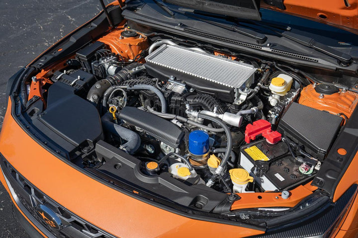 3D Carbon Engine Intake Duct Cover Overlay - 2022+ Subaru WRX