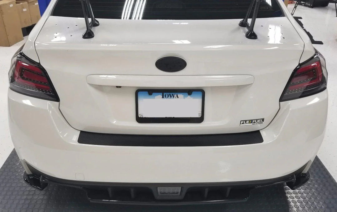 3D Carbon Fiber Rear Bumper Overlay - 2015-2020 WRX / STI