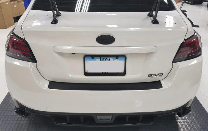 3D Carbon Fiber Rear Bumper Overlay - 2015-2020 WRX / STI