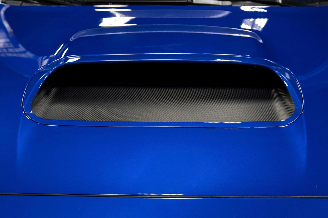 3D Carbon Hood Scoop Overlay fits 2008-2014 WRX / STI
