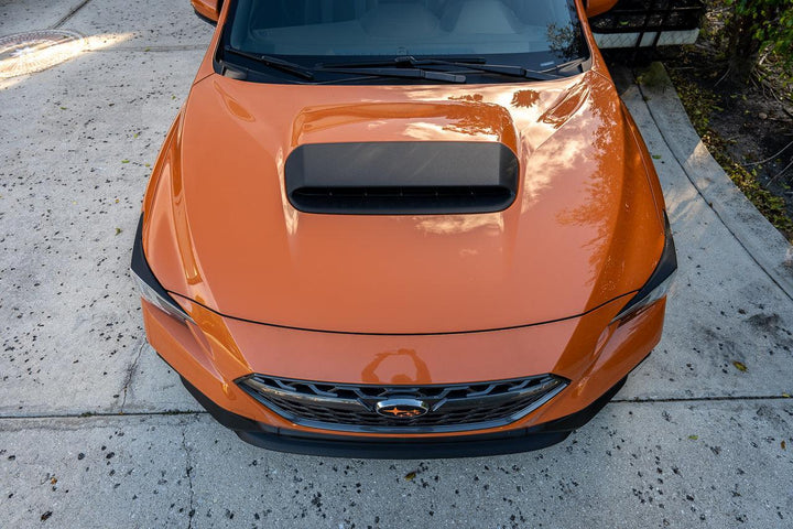 3D Carbon Hood Scoop Overlay - 2022+ Subaru WRX