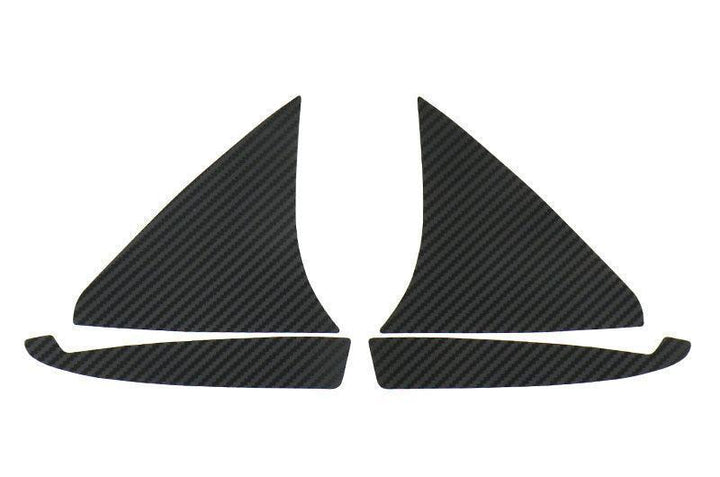 3D Carbon Inner Door Window Triangle Trim Overlays - 2020+ Supra
