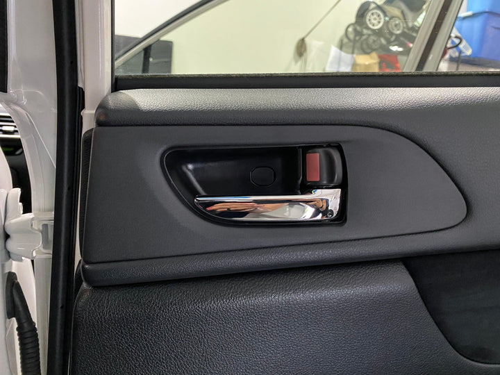 3D Carbon Interior Door Handle Trim Overlays - 2015-2021 WRX / STI