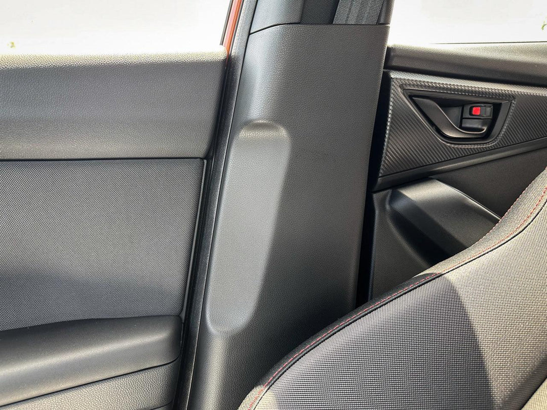 3D Carbon Seatbelt / Pillar Panel Protection Kit (Scuff Guard) - 2022+ WRX