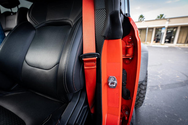 3D Carbon Seatbelt Trim Protector - 2021+ Bronco 4 Door