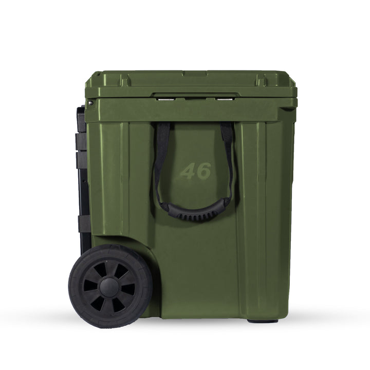 46QT Rolling Rugged Cooler