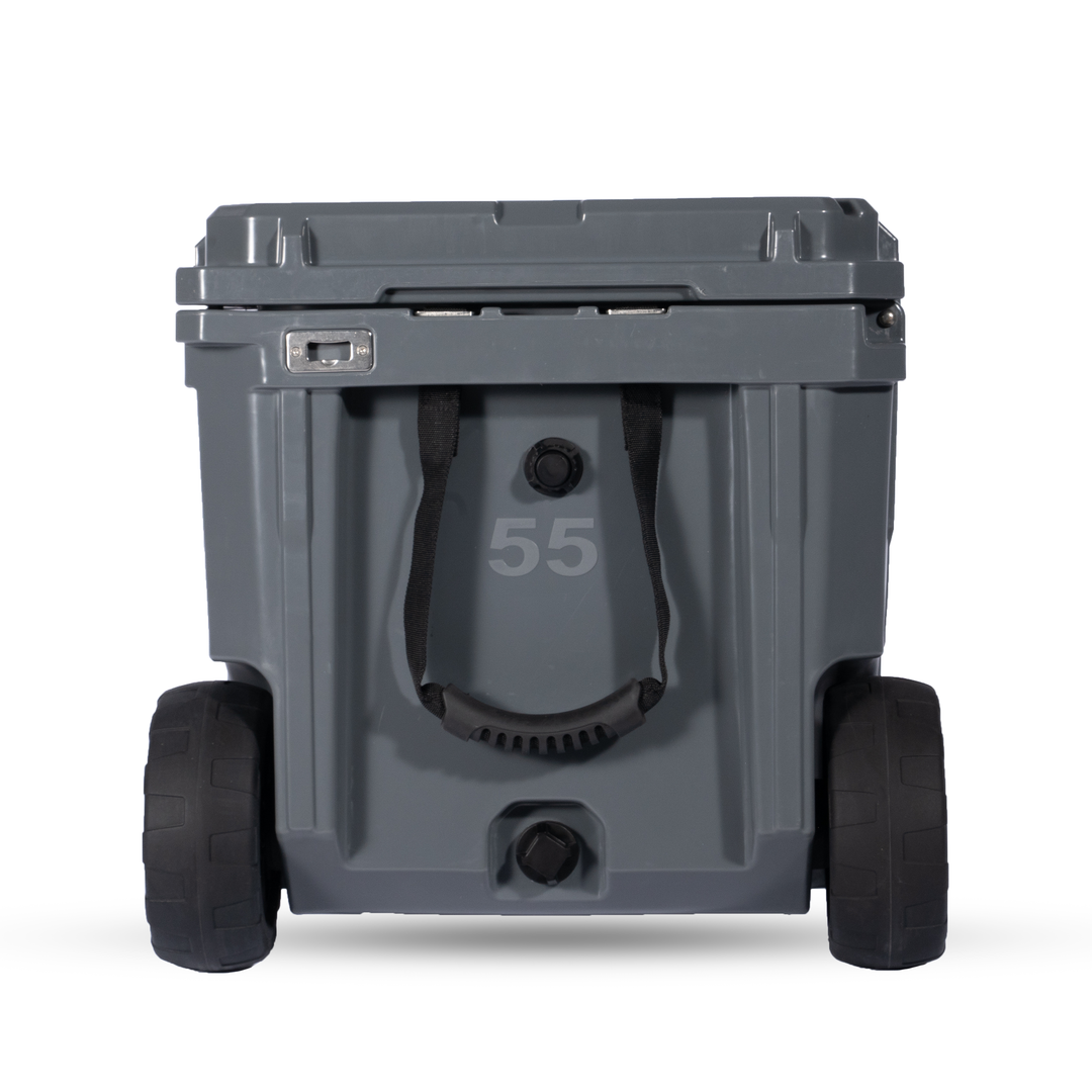 55QT Rolling Rugged Cooler