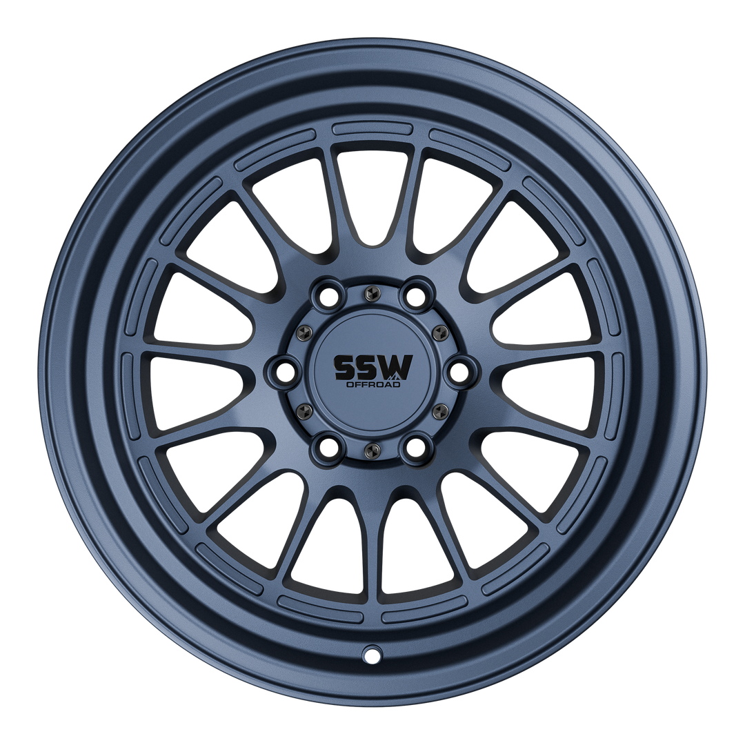 Dakar / Matte Blue / 17x9.0 +0