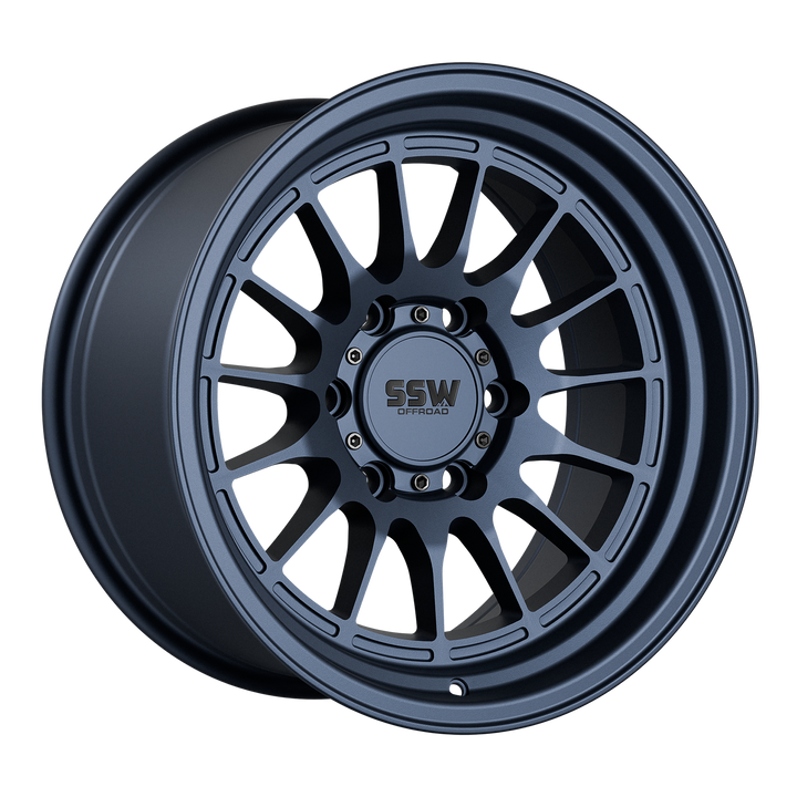 Dakar / Matte Blue / 17x9.0 +0