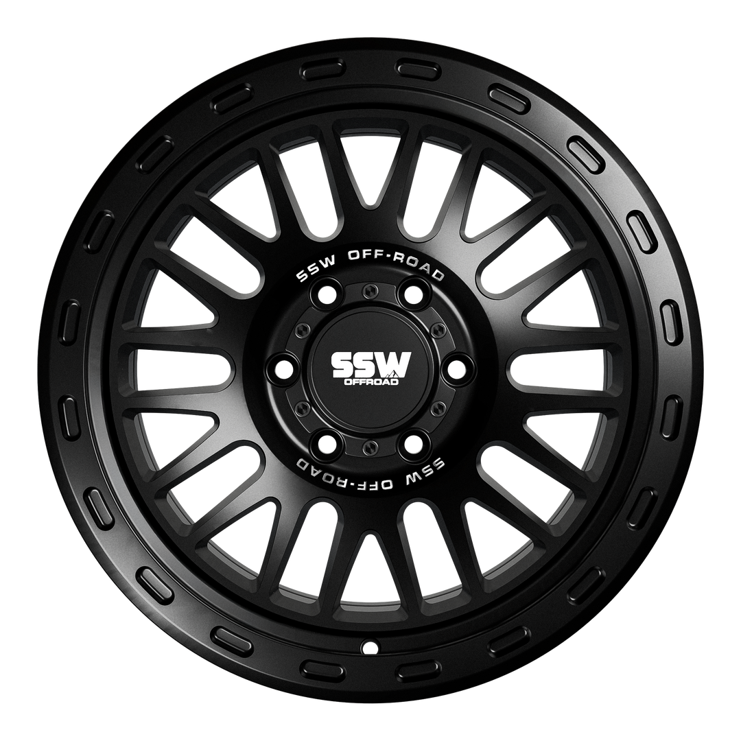Griffon / Matte Black / 17x9.0 -25