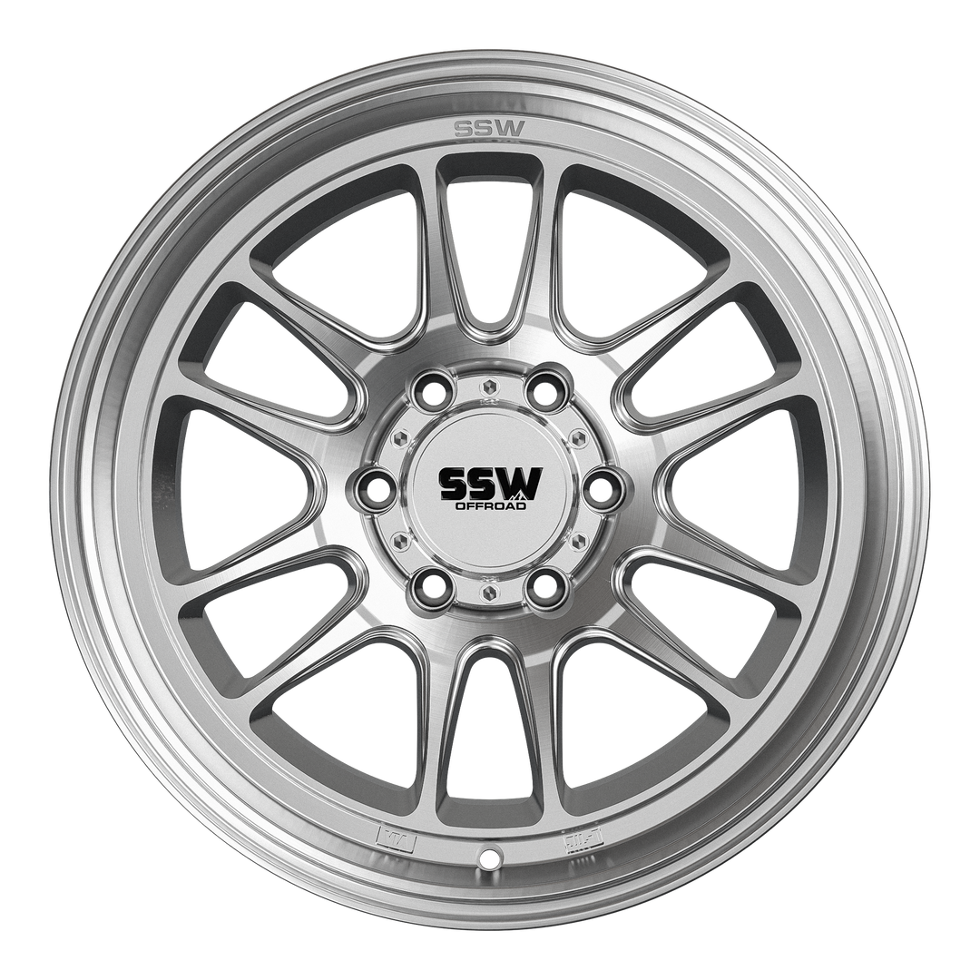 Raptor / Machined Silver / 17X9.0 -12