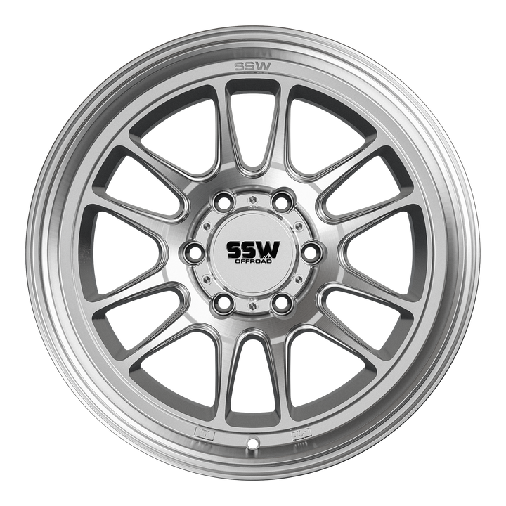 Raptor / Machined Silver / 17X9.0 -12
