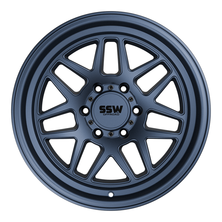 Sierra / Matte Blue / 17x9.0 -25