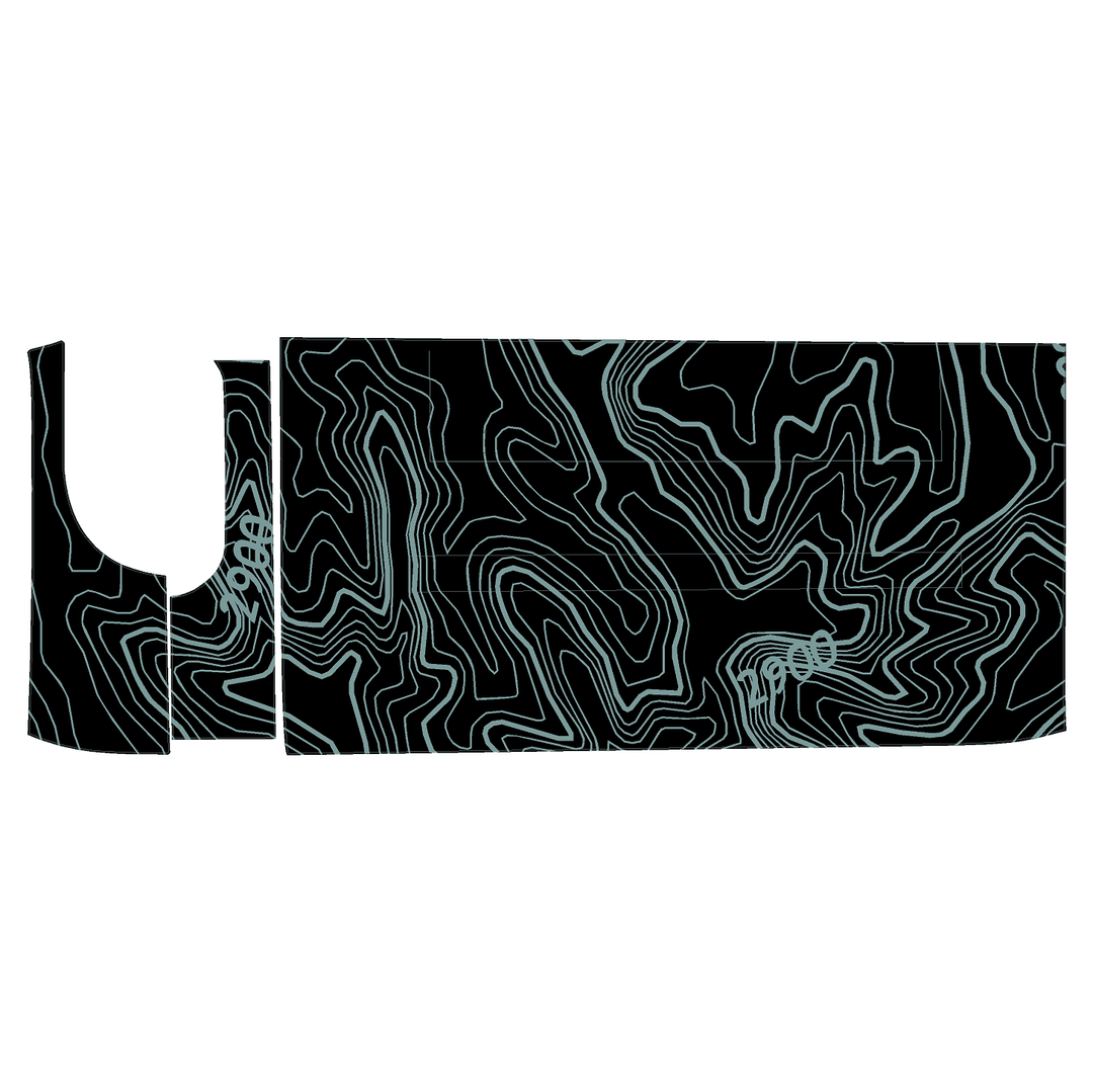 Topo 3 Piece Dash Kit (Printed Series) - 2021+ Bronco