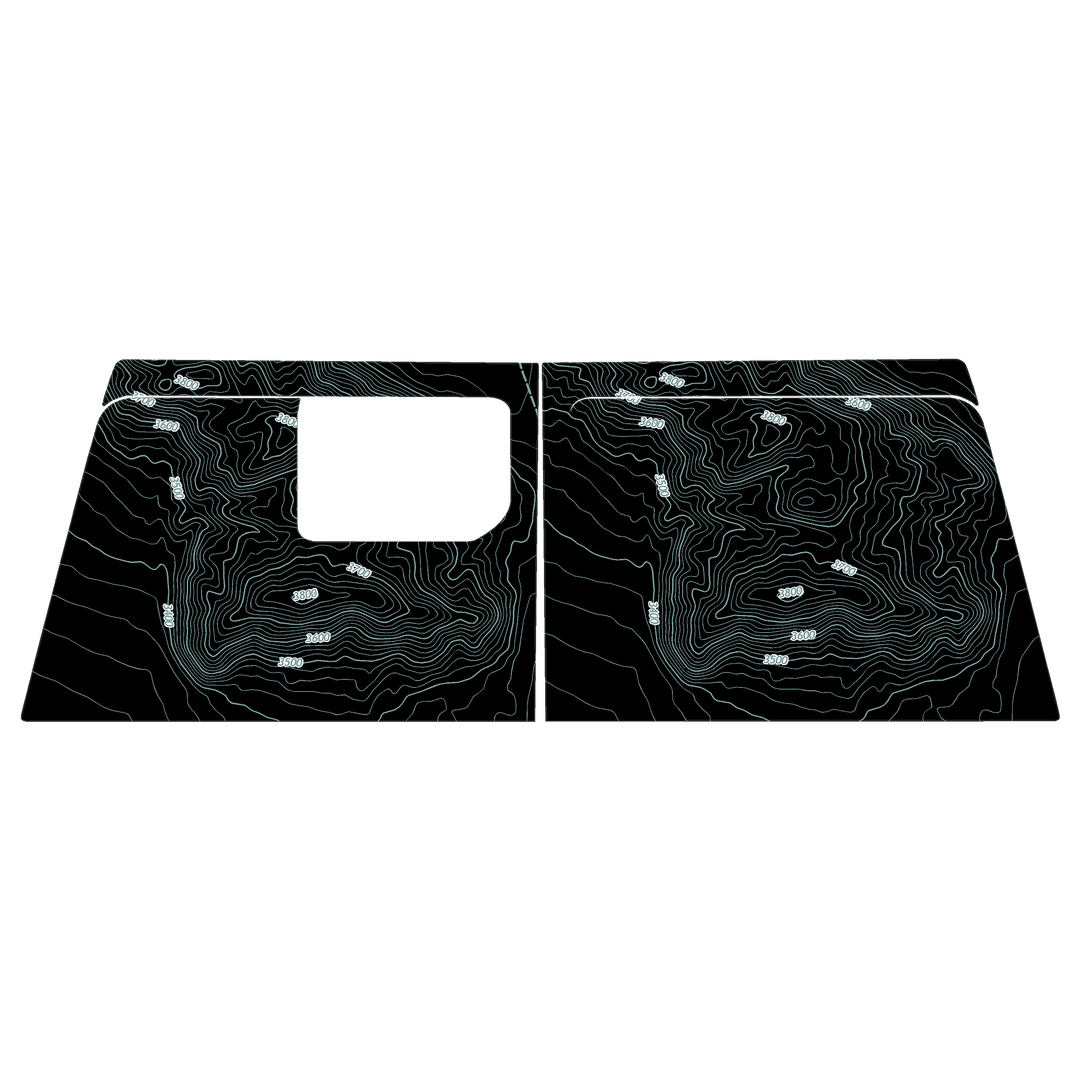 Topo Cargo Area Overlay Kit Part 1 (Printed Series) - 2021+ Bronco 4 Door