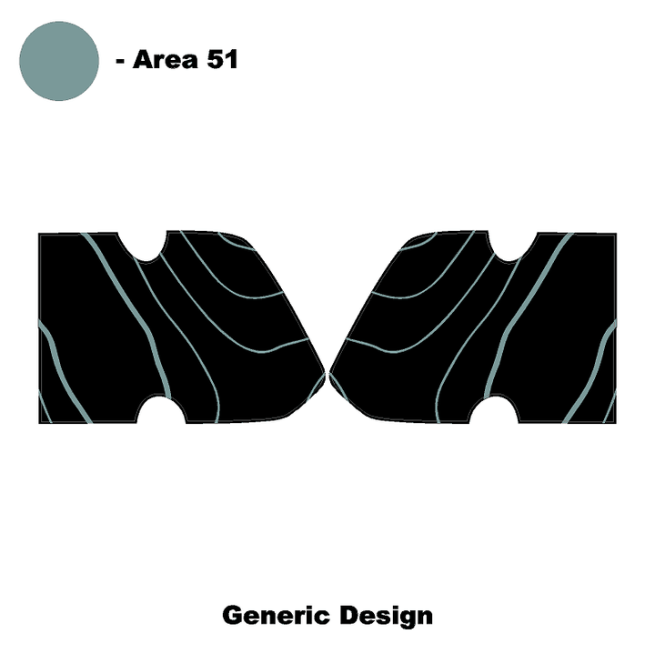 Interior Door Cup Protector Kit - 2021+ Bronco