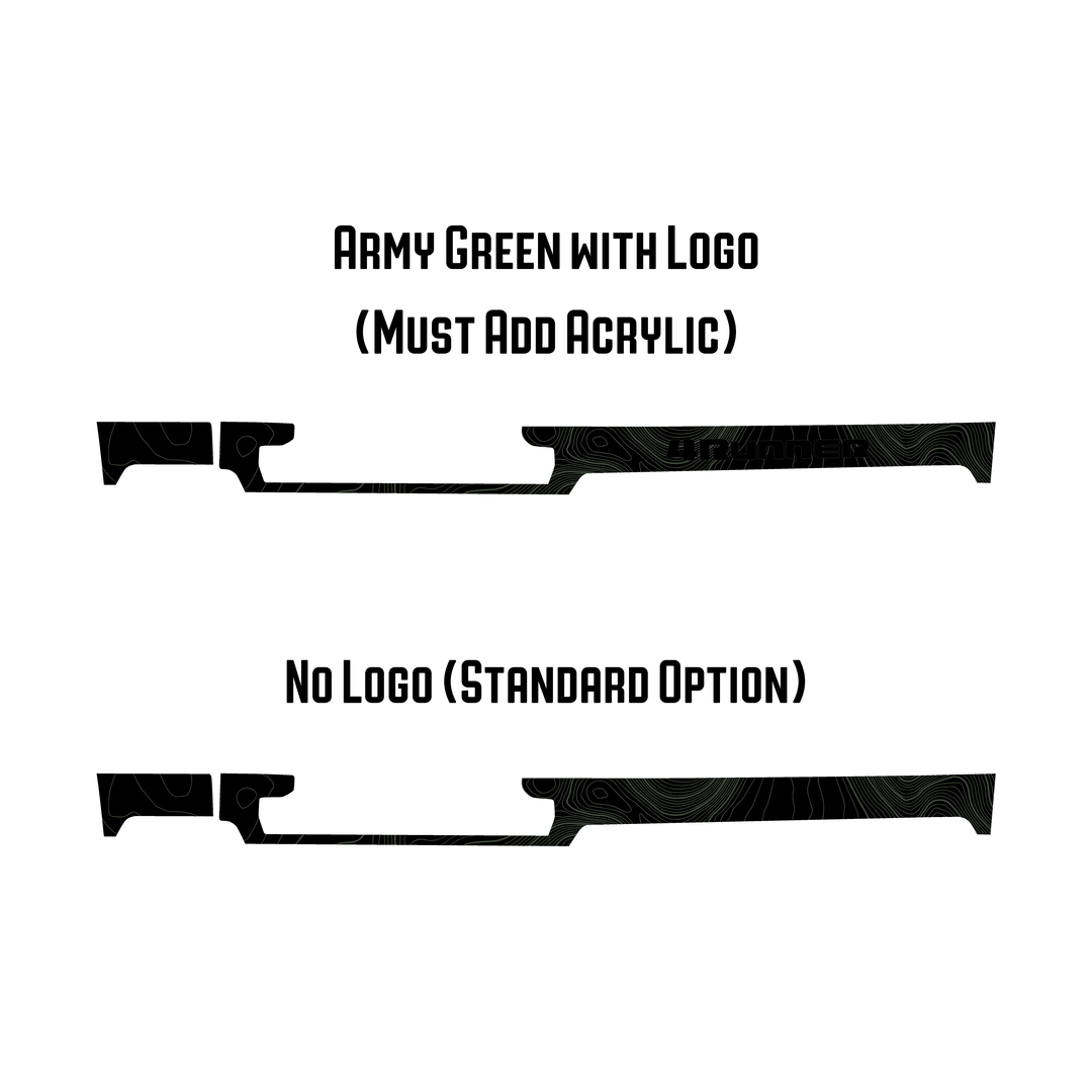 Full Width Topographic Dash Wrap - 2025+ 4Runner