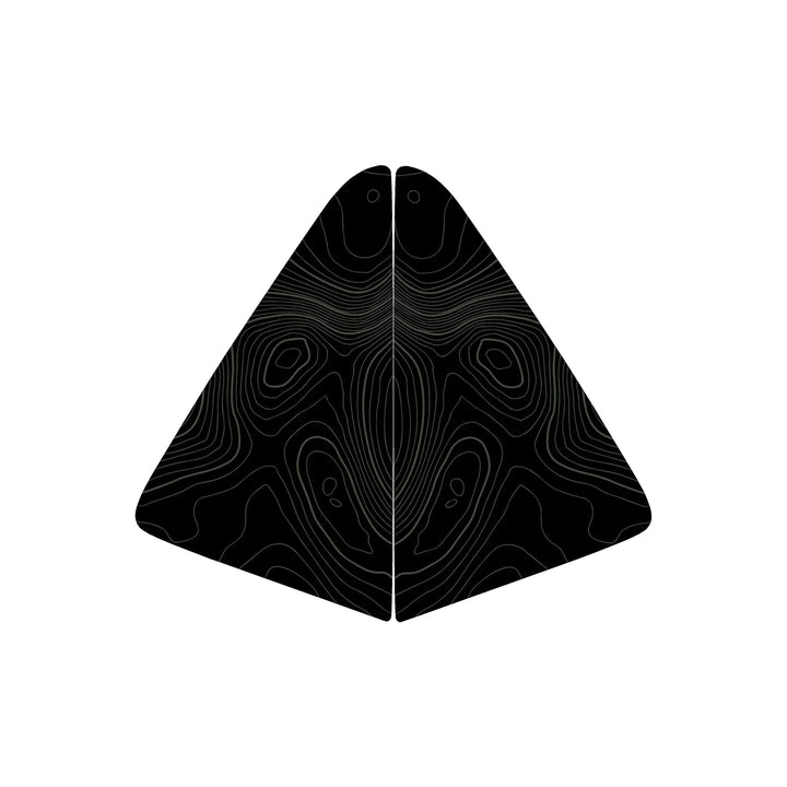 Topographic Rear Vent Window Overlay (Perforated) - 2025+ 4Runner