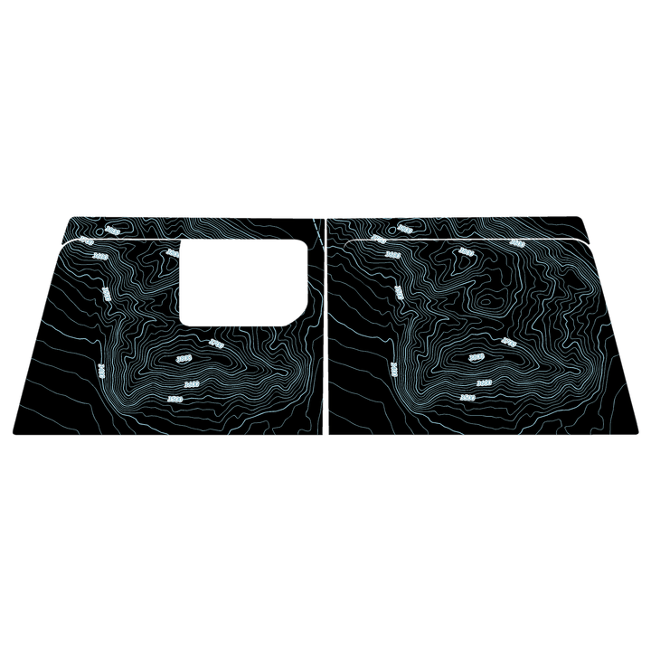 Topo Cargo Area Overlay Kit Part 1 (Printed Series) - 2021+ Bronco 4 Door