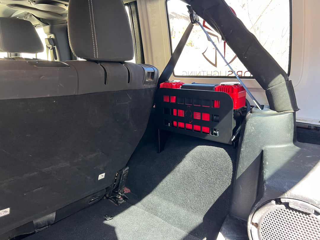 Thor's Lightning Refuge MOLLE Portable Air Compressor Storage Mount for Jeep Wrangler JKU 2007-2018
