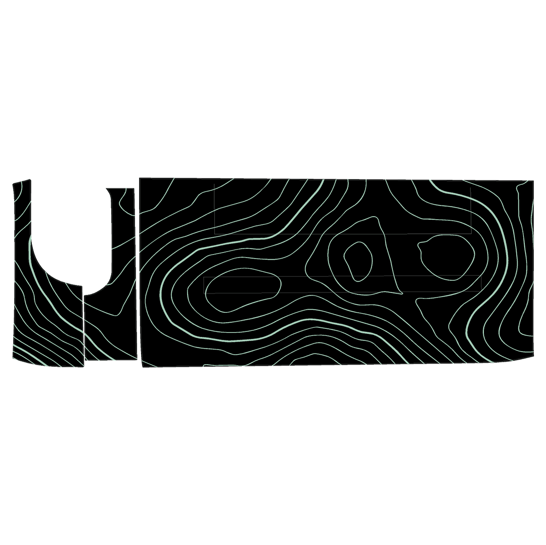 Topo 3 Piece Dash Kit (Printed Series) - 2021+ Bronco