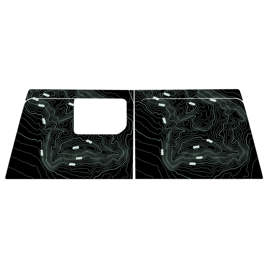 Topo Cargo Area Overlay Kit Part 1 (Printed Series) - 2021+ Bronco 4 Door