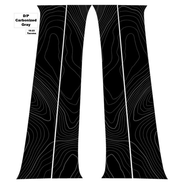 Topo B Pillar Overlays - 2016-2023 Tacoma Double Cab