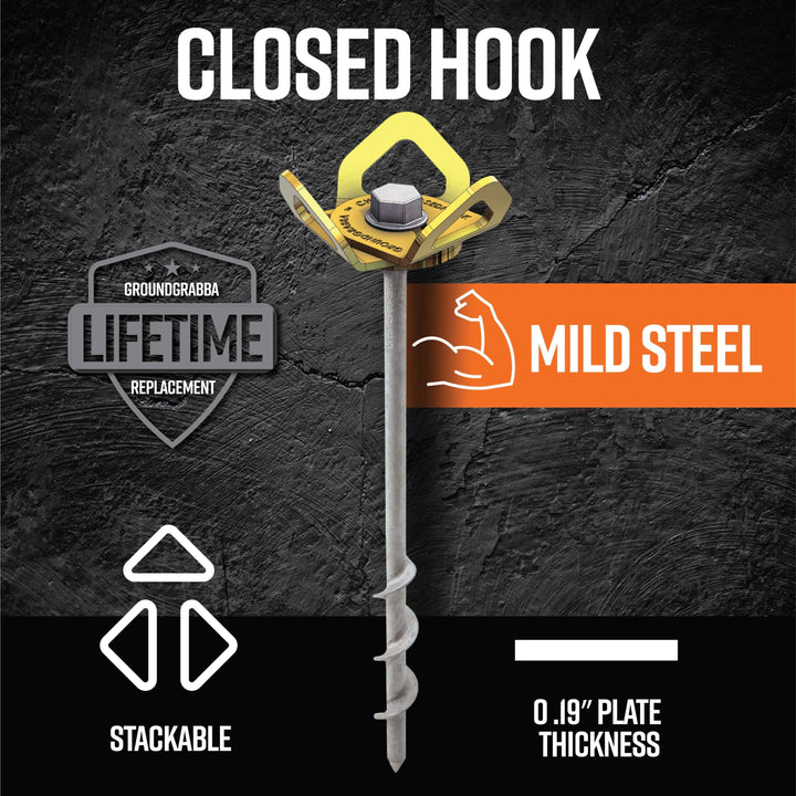 GroundGrabba Pro II Closed Hook Kits