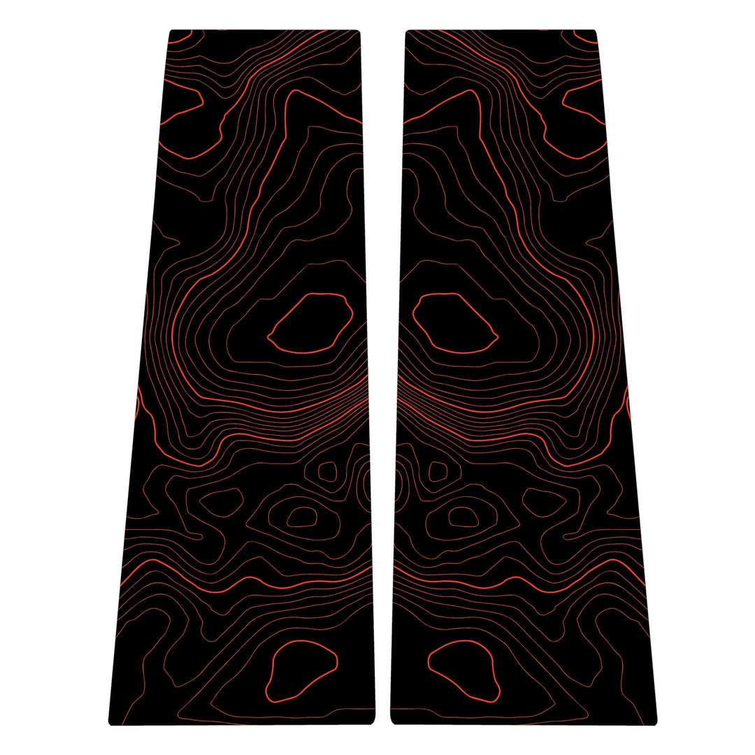 Topographic B Pillar Overlays - 2024+ Ranger