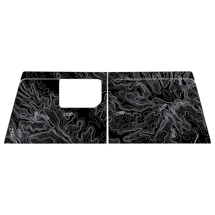 Topo Cargo Area Overlay Kit Part 1 (Printed Series) - 2021+ Bronco 4 Door