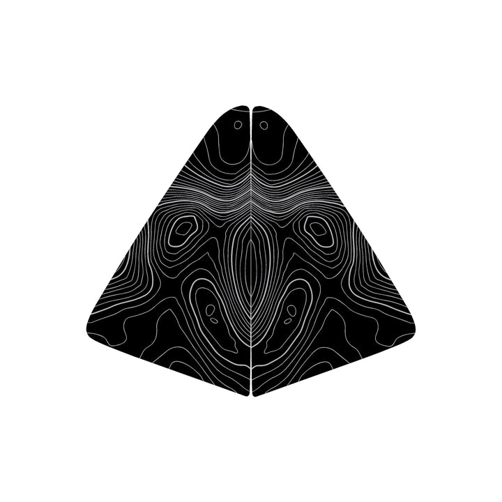 Topographic Rear Vent Window Overlay (Perforated) - 2025+ 4Runner