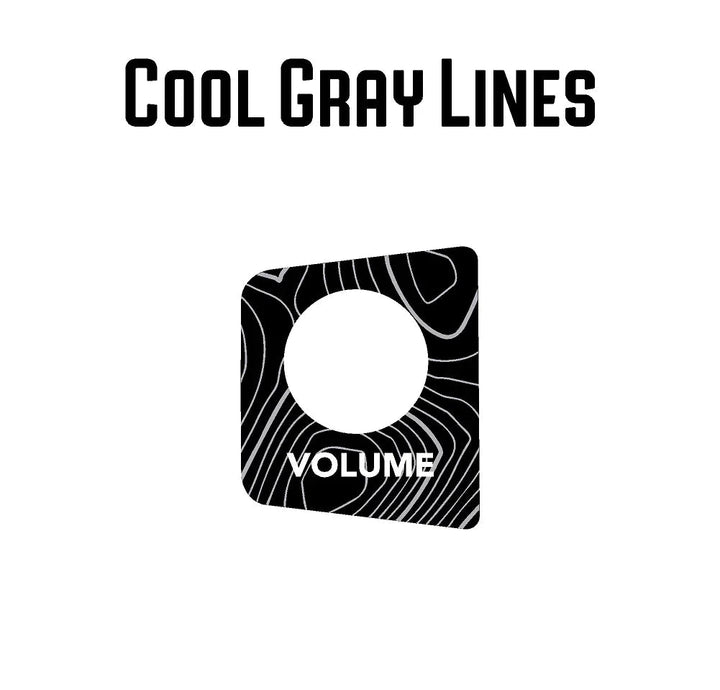 Topographic Volume Button Trim Cover - 2024+ Land Cruiser