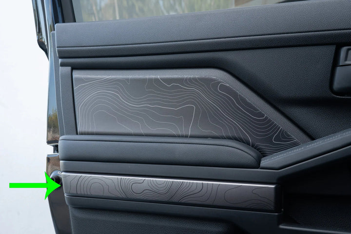Door Topographic Map Overlays - *2025+ 4Runner