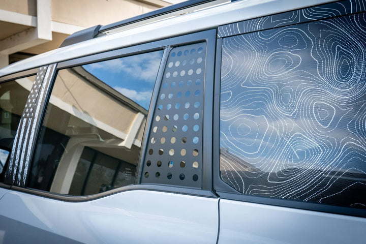 Vent Window Overlay with Holes - 2024+ Land Cruiser / GX 550