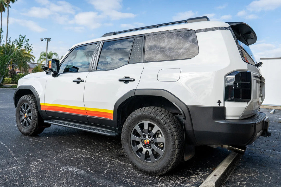 Vent Window Overlay with Holes - 2024+ Land Cruiser / GX 550