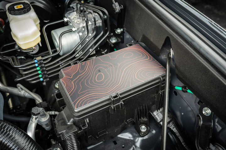 Driver Side Fuse Box Topographic Overlay - 2024+ Land Cruiser / 2025+ 4Runner