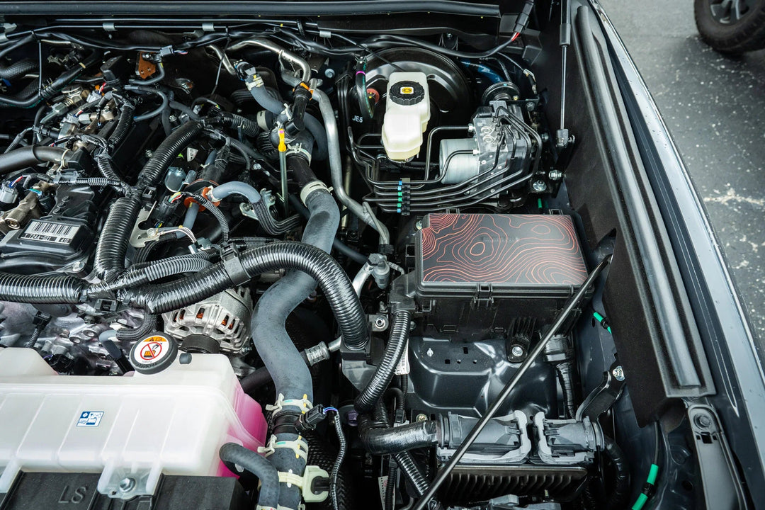 Driver Side Fuse Box Topographic Overlay - 2024+ Land Cruiser / 2025+ 4Runner