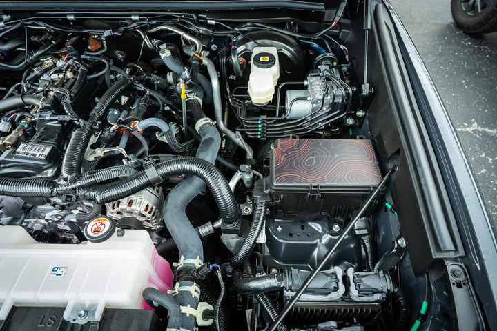 Driver Side Fuse Box Topographic Overlay - 2024+ Land Cruiser / 2025+ 4Runner